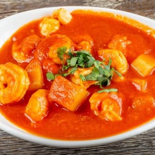 Shrimps Vindaloo (Gluten Free, Hot)