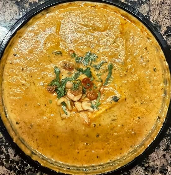 Lunch Shahi Paneer.